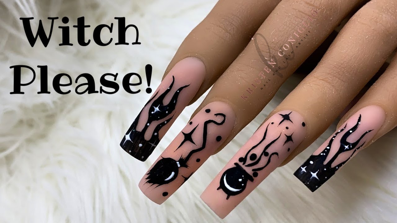 Black Witch Nail Art Ideas - wide 6