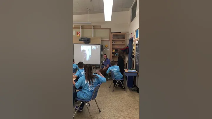 Olympian Masha Hudey surprizes students at Colonel...