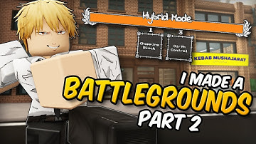 I made my own BATTLEGROUNDS GAME! [PART 2] | Roblox