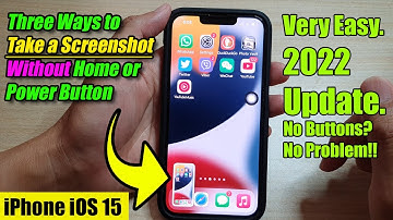3 Ways to take a Screenshot Without Home or Power Button on iPhone iOS 15