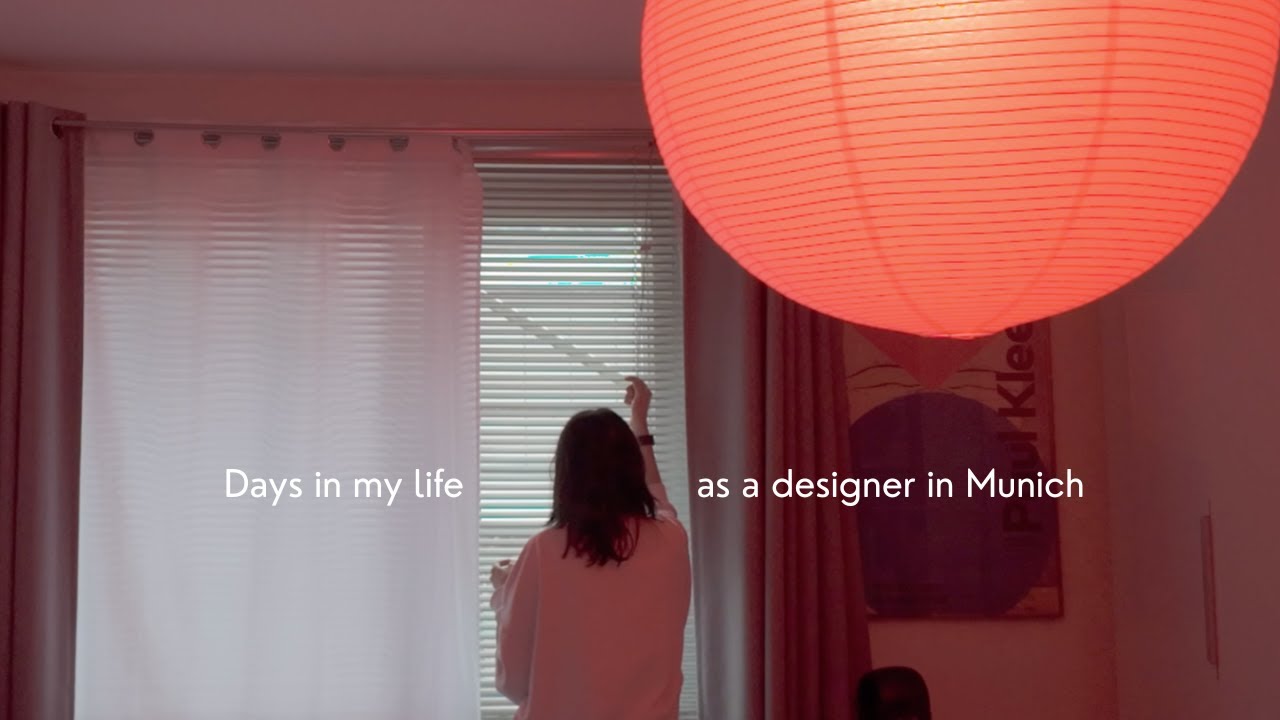 Days in life of a designer in Munich | 6 am wake up winter arc | jumprope and gym | work from cafe