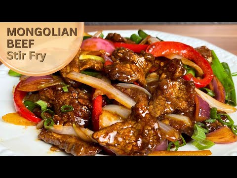 EXTREME Delicious Mongolian Beef Stir Fry | EASY Mongolian Pepper Beef Recipe