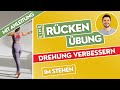 Rücken Übung für eine mobilisierte Wirbelsäule | Drehbewegung | mit Anleitung für den Alltag [#65]