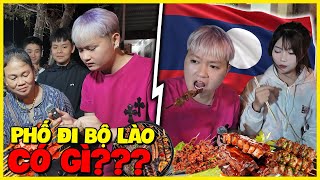 Văn Huỳnh | Lần Đầu Đi Phố Đi Bộ Việt - Lào | Trải Nghiệm Ẩm Thực Lào ???