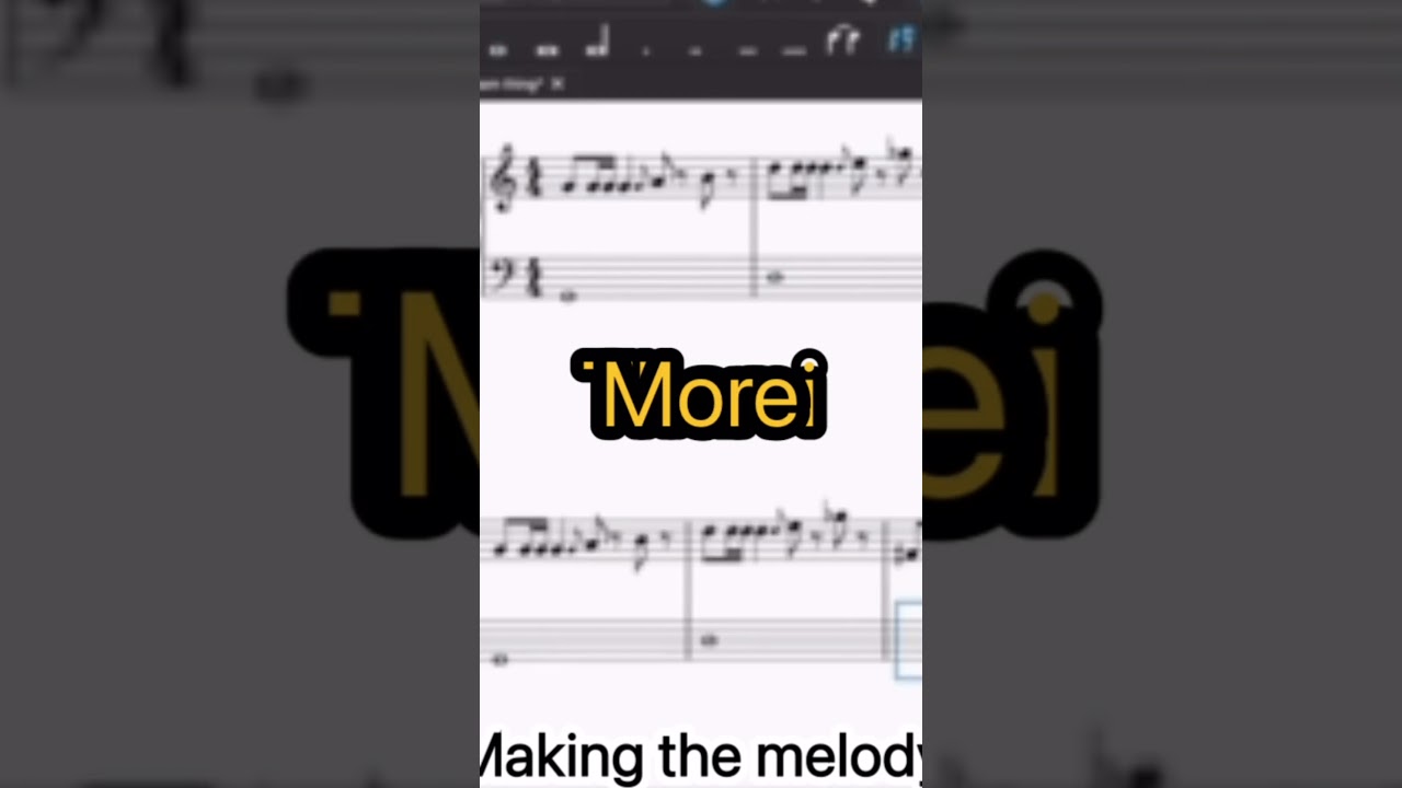 Making Music in MUSESCORE (sheet music)