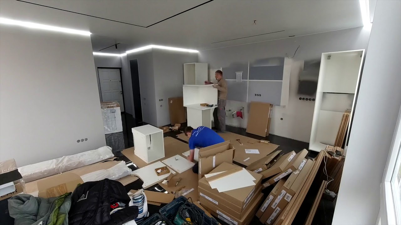 Сборка Кухни Икея Метод рингульт - YouTube