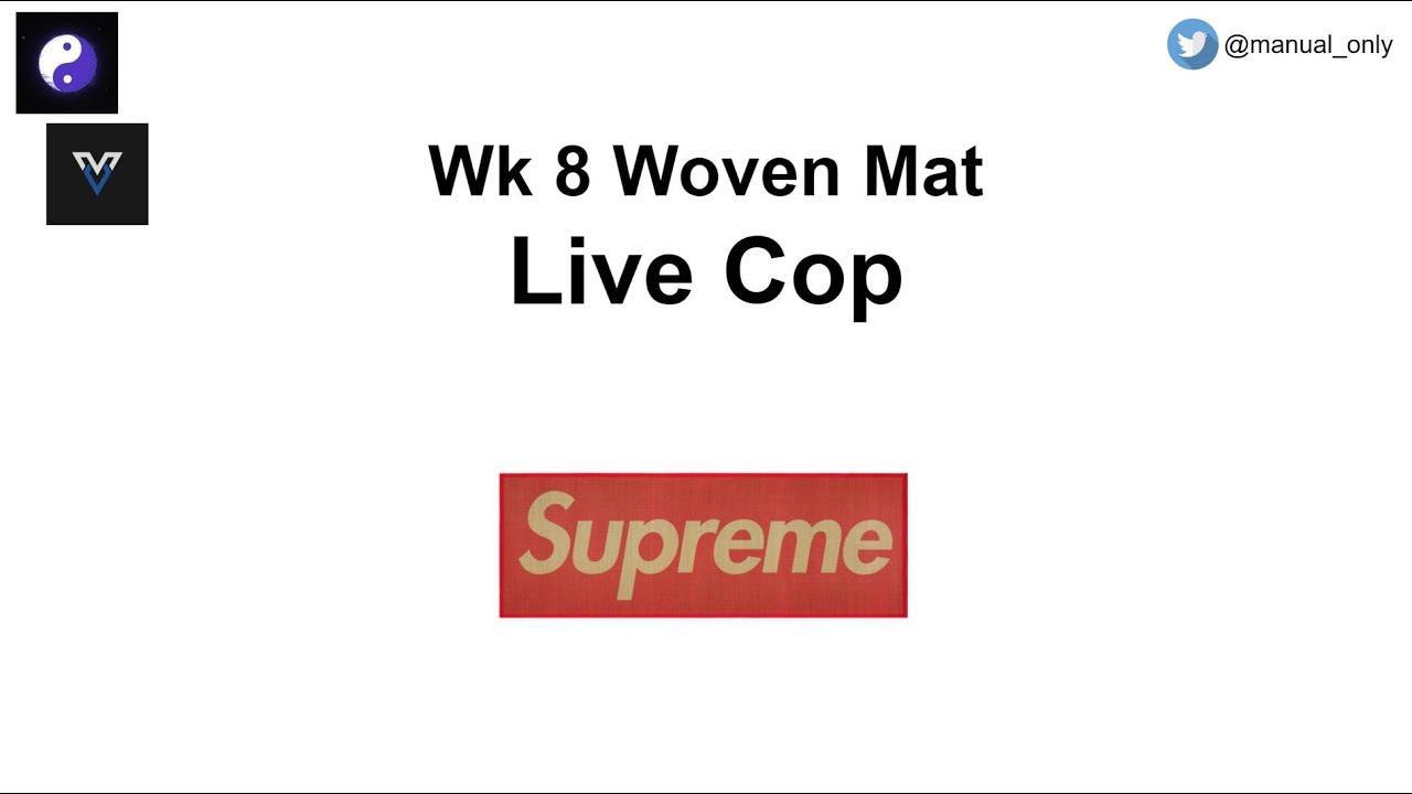 Supreme Wk 8 Live Cop | Velox
