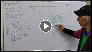 Two Measuring Perspective Methods for accurate drawing in 2-point perspective
