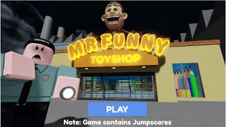 Escape Mr Funny's ToyShop!(SCARY OBBY)  | Full Walkthrough | ROBLOX