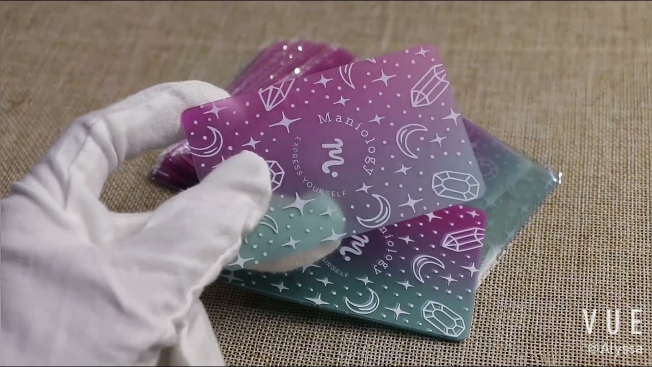 Plastic PVC Transparent Business Cards Printing Manufacturer