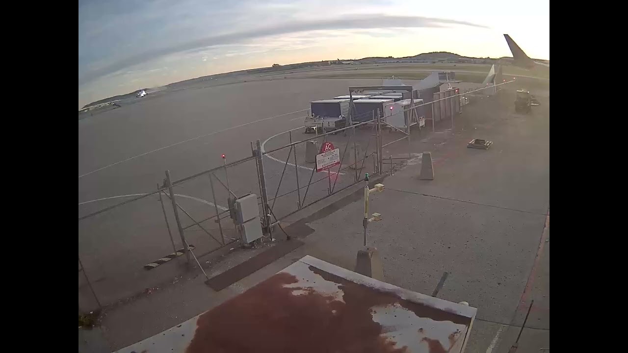 RAW | Surveillance video shows UPS plane crash - AC gate