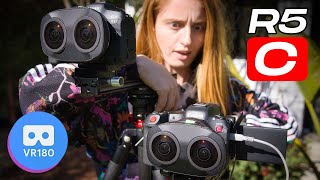 8K 60fps 3D VR180 — Canon R5C против R5: какую камеру EOS VR выбрать?