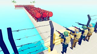 Army Soldier vs 100 Units - Totally Accurate Battle Simulator TABS