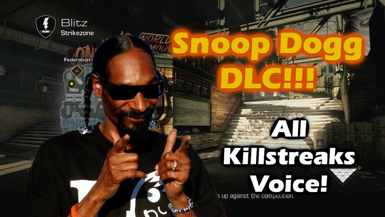 Snoop Dogg DLC All Killstreak Voice Commands! Call of Duty Ghosts!