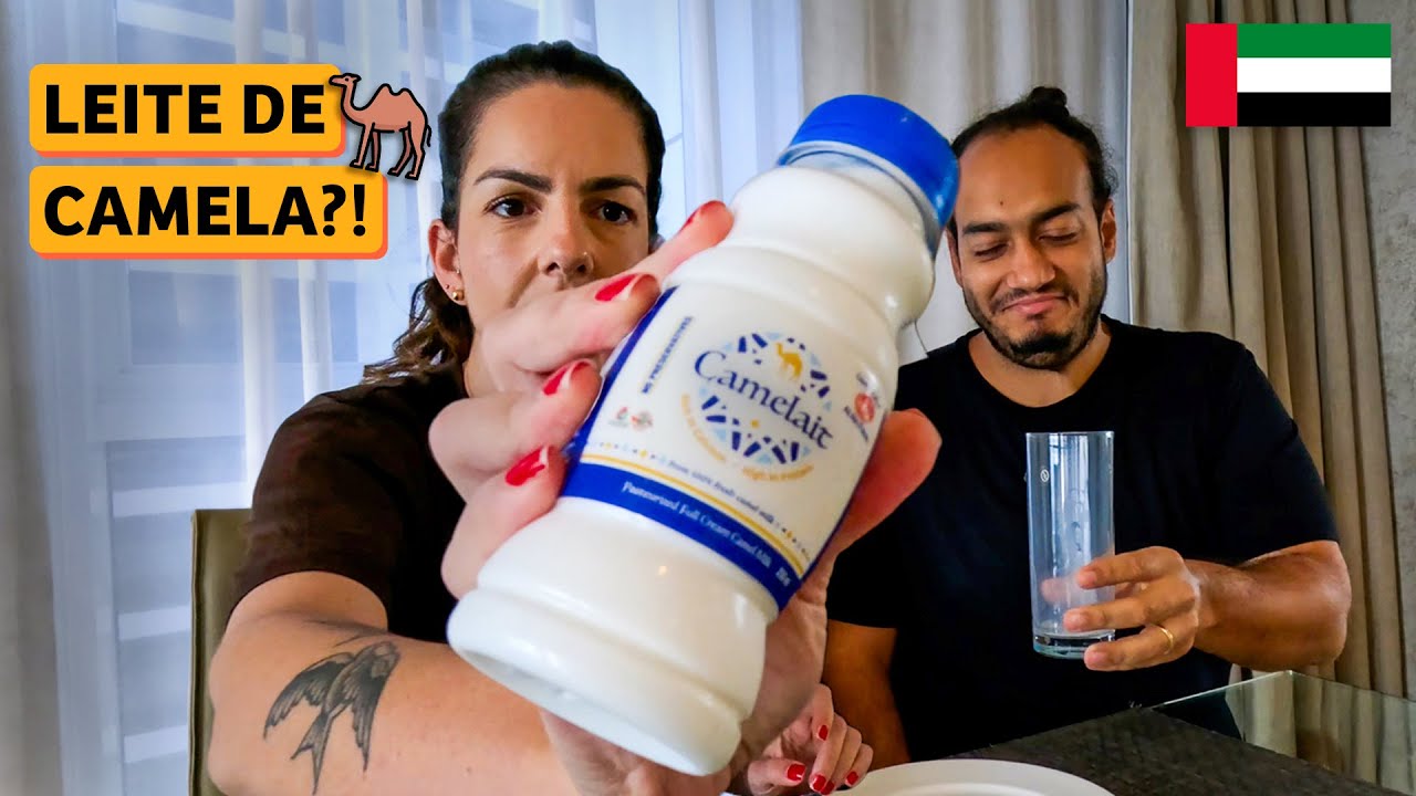 Provando COMIDAS DIFERENTES do SUPERMERCADO de DUBAI