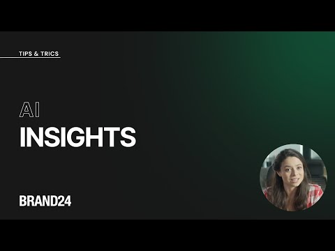 AI Insights | Brand24 tutorial
