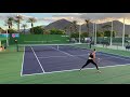 Teen star Leylah Fernandez looks strong at Indian Wells 2021. Full practice match vs Kudermetova