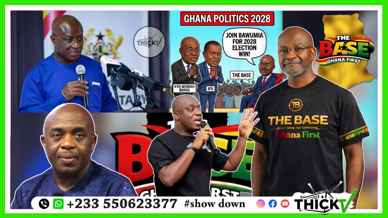 Eeiii 🤔 Kyei Mensah Bonsu and JFK BEG Ken Agyapong to Join Bawumia for 2028 Victory & Stop THE BASE