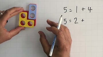 Number bonds of 5 using Numicons
