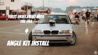 Taking the Budget BMW E46 Drift Car to its First Drift event+Installing Fapo Angle Kit