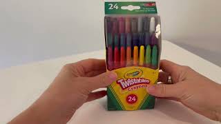 Crayons Crayola, examen du paquet de 24 unités
