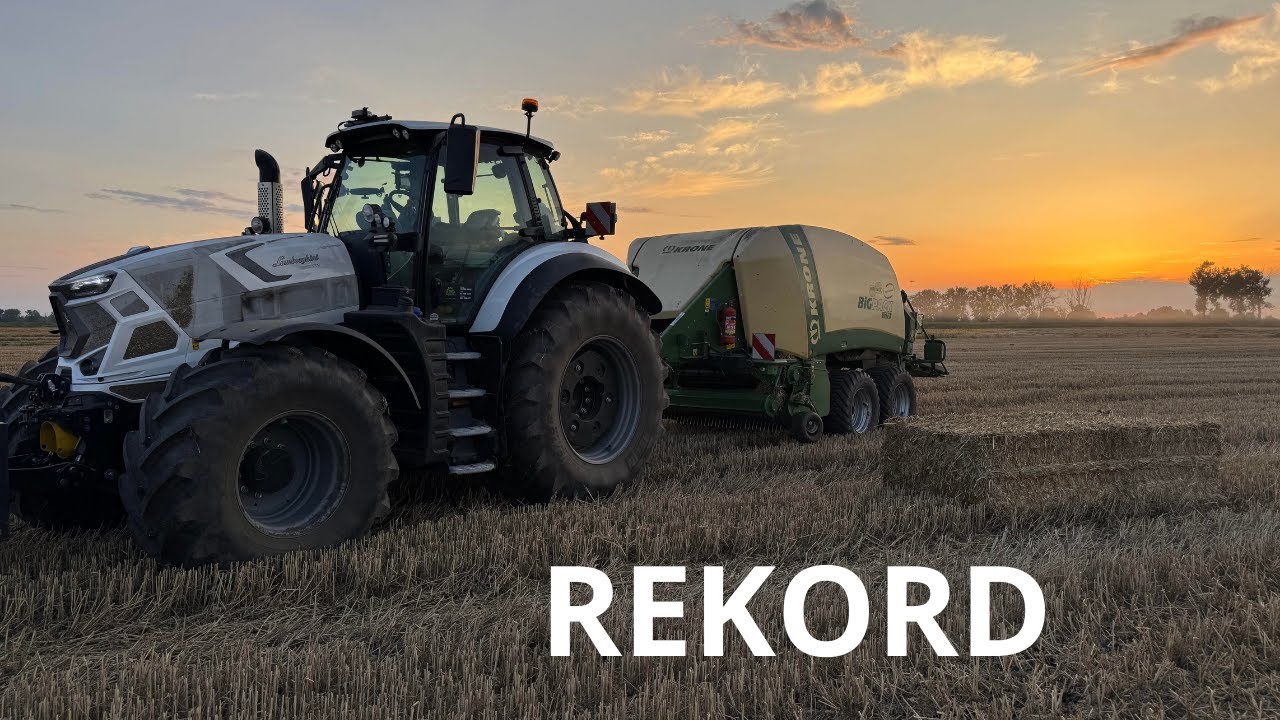 Mamy nowy rekord - zrobiłem 943 bele w jeden dzień !