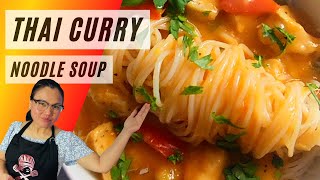 THAI RED CURRY  NOODLE SOUP | QUICK AND EASY RECIPE