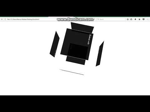 Animated 3d Css Cube