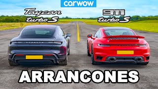 Nuevo Porsche 911 Turbo S vs Taycan Turbo S: ¡ARRANCONES!