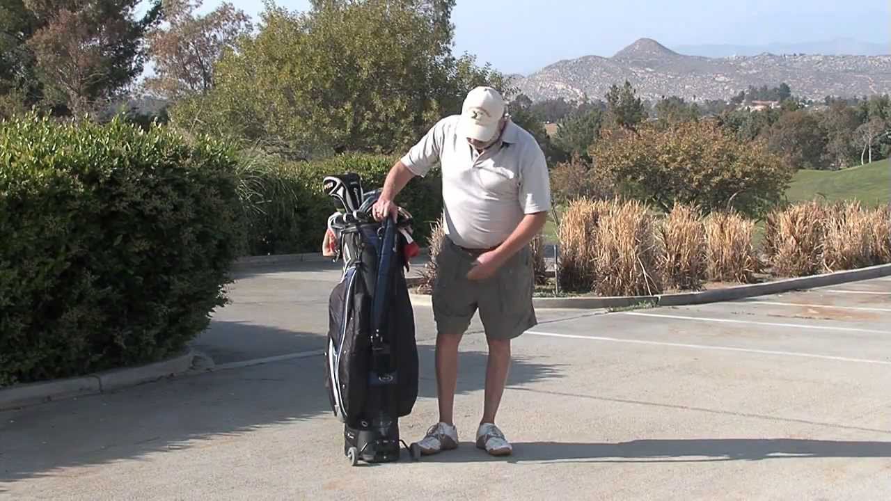 The Golf Bag Skatedon't carry your golf bag to the golf cart, roll it