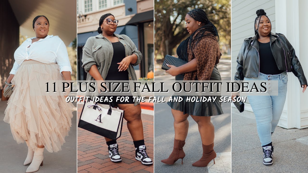 8 PLUS SIZE FALL OUTFITS FOR A LARGE BELLY