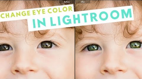 How to edit eye color in Lightroom with brushes