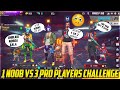 3 Random Grandmaster Player Call Me noob😠 i challenge them 1 v 3 custom room - GARENA FREE FIRE