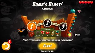 Angry Birds 2 Gameplay: Bomb's Blast Saturday + King Pig Panic (November 2021)