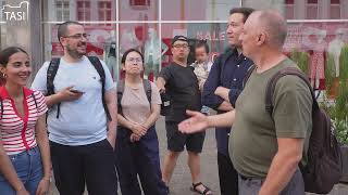 Freizeitaktivität der TASI- Deutschkurse: Stadttour in Trier