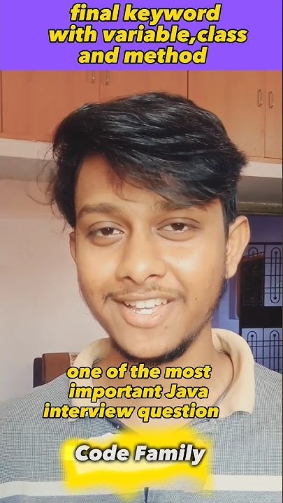 final keyword with variable, class and methods in java #java # ...