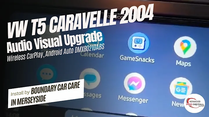 VW T5 Caravelle Car Audio Upgrade Wireless CarPlay Android Mirroring DMX8021DABS #vw #vwt5 #caraudio