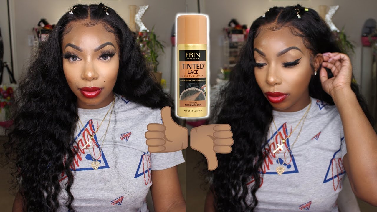 Does Ebin New York Lace Tint Work?🧐 Bomb Goddess 13x6 lace wig ft