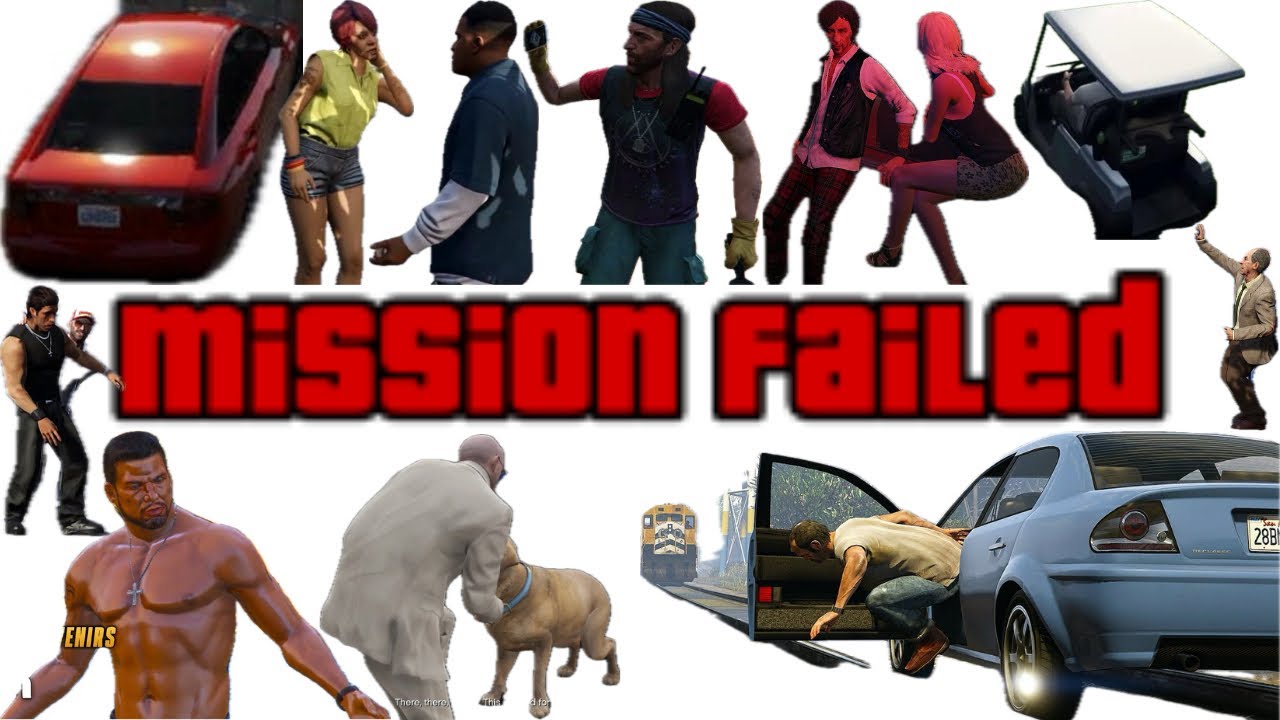 GTA V Strangers and Freaks Mission Failed Compilation part 3