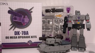 DNA design upgrade kits DK 78A unboxing review & tutorial for transformers studio series 86 Megatron