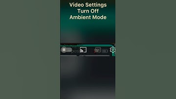 How to turn Off Ambient Mode in Youtube iOS/Android#short