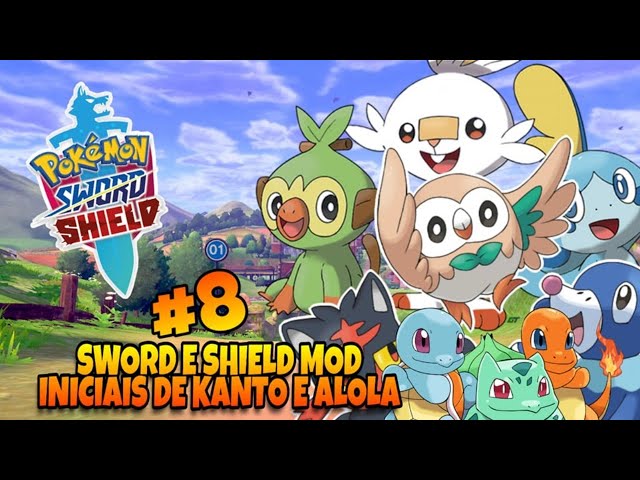 POKEMON SWORD SHIELD - MOD DOS INICIAIS DE OUTRAS REGIOES - GAMEPLAY PT BR  LETSPLAY 