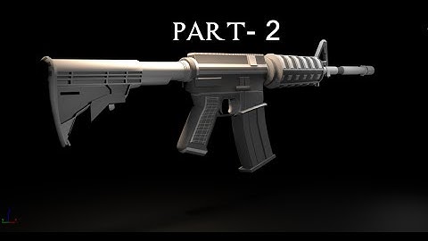 How to model Gun in 3DS MAX 2015 - Part 2