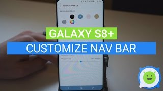 Galaxy S8 Plus: Swap the navigation buttons