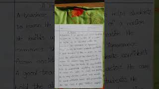 Paragraph A Teacher