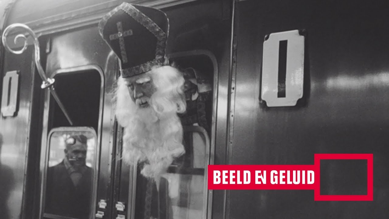 De Sint huldigt NS-personeel (1960) HD