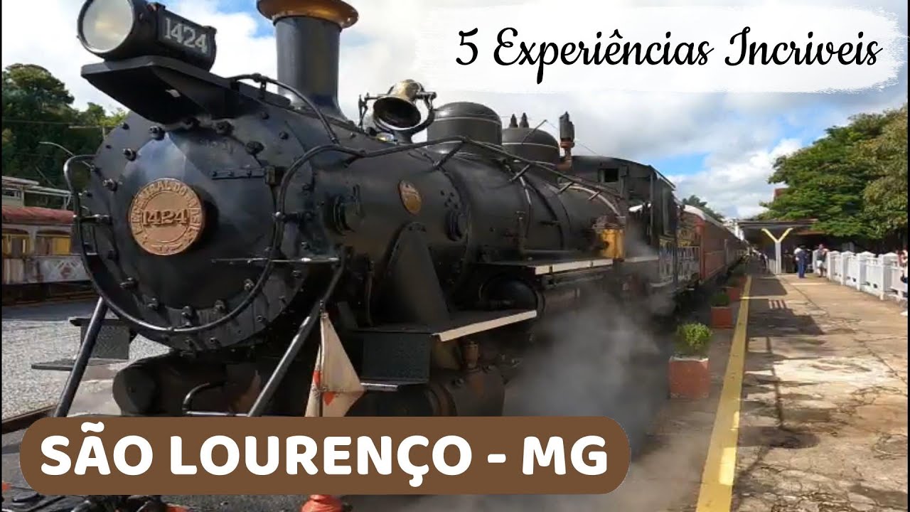O QUE FAZER EM SÃO LOURENÇO  - MG PASSEIO DE TREM , PARQUE E SABORES TÍPICOS! ep 96