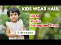 Huge Kids Wear Haul | Myntra, H&M, Zudio Kids Wear | kidswear online shopping haul #kidswear