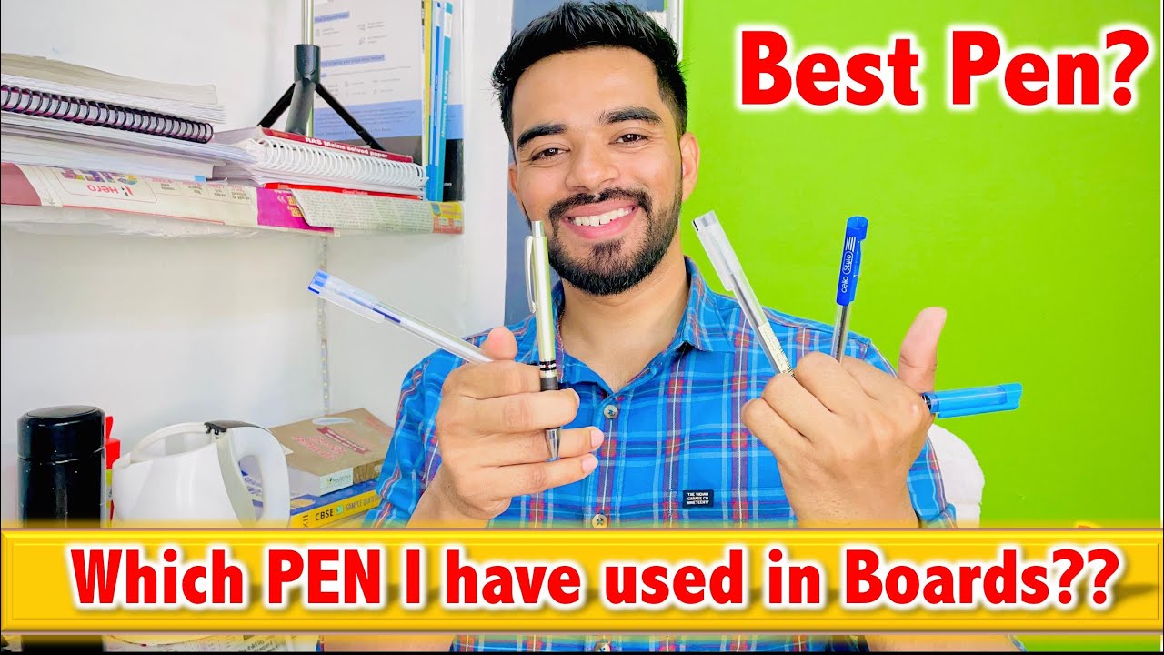 Best PEN for Board Exams 2024 Which Pen I have used? Blue or Black