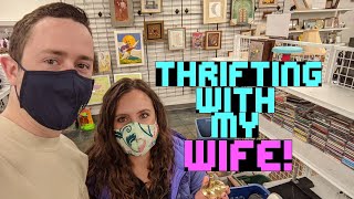 I got to take my WIFE to SO MANY GOODWILLS!